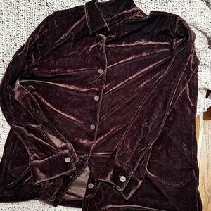 brown button down size medium